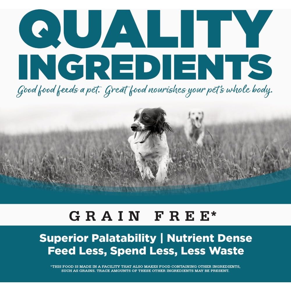 NutriSource Grain Free Dry Dog Food, Seafood Select, 4lb
