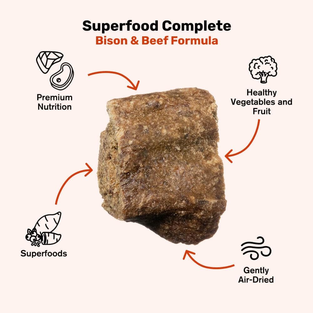 BADLANDS RANCH Air-Dried Fish & Turkey Dog Food, 87% Meat, 24 oz