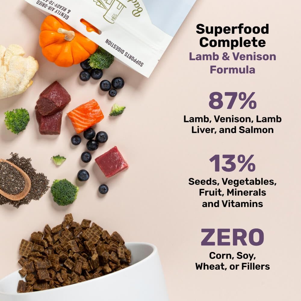 BADLANDS RANCH Air-Dried Fish & Turkey Dog Food, 87% Meat, 24 oz