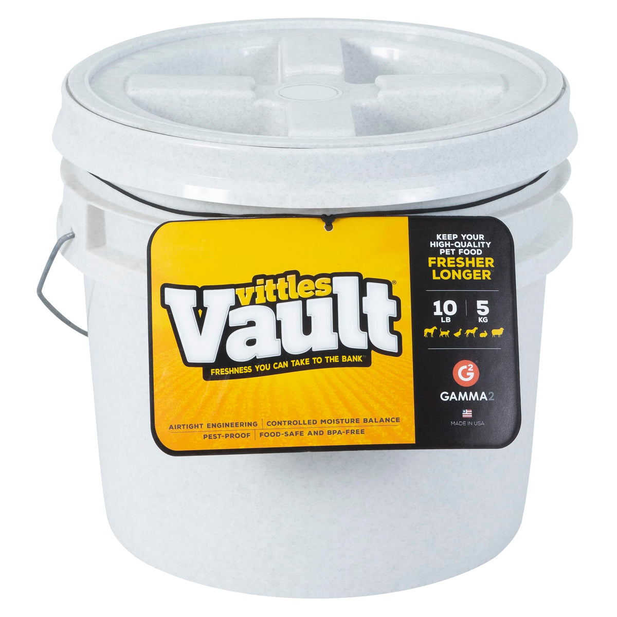 Gamma2 Vittles Vault Dog Food Storage Container, Dry Pet Food, 20 Pounds
