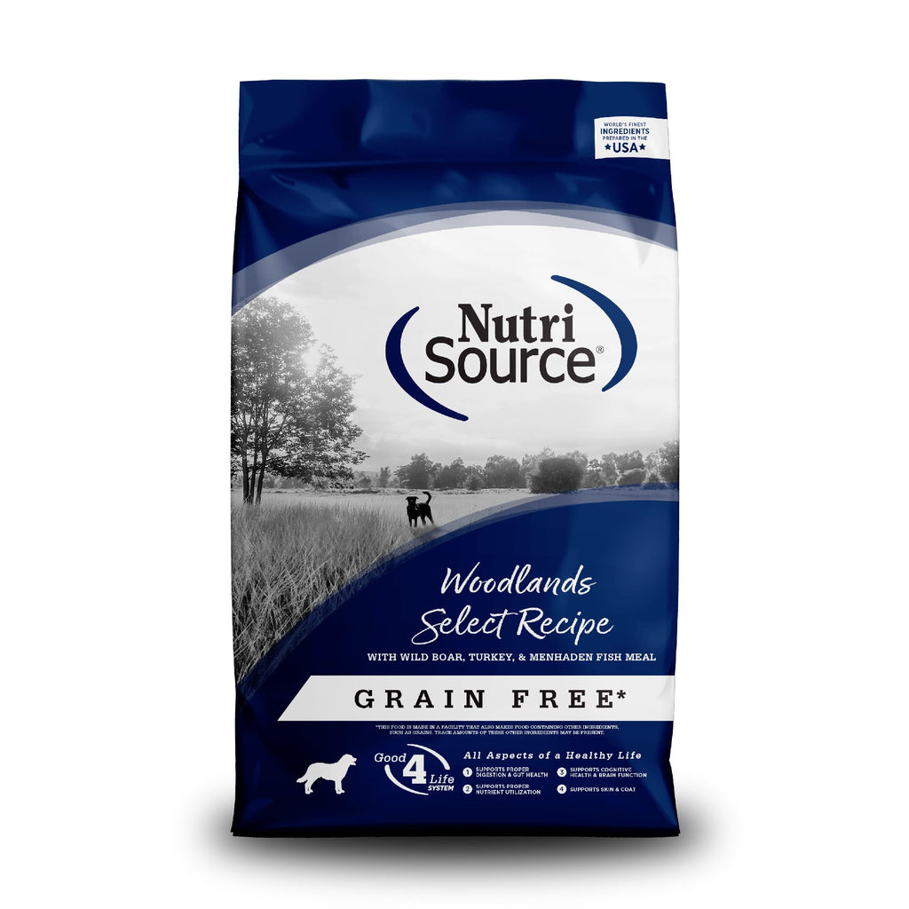 NutriSource Grain Free Dry Dog Food, Seafood Select, 4lb