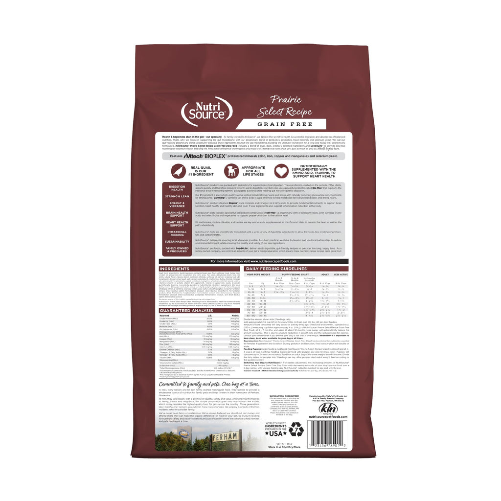 NutriSource Grain Free Dry Dog Food, Seafood Select, 4lb