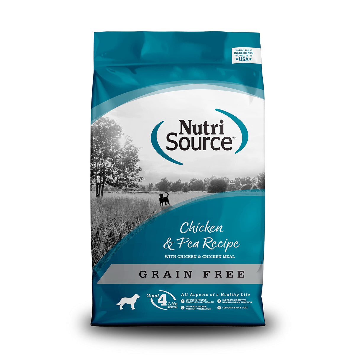 NutriSource Grain Free Dry Dog Food, Seafood Select, 4lb